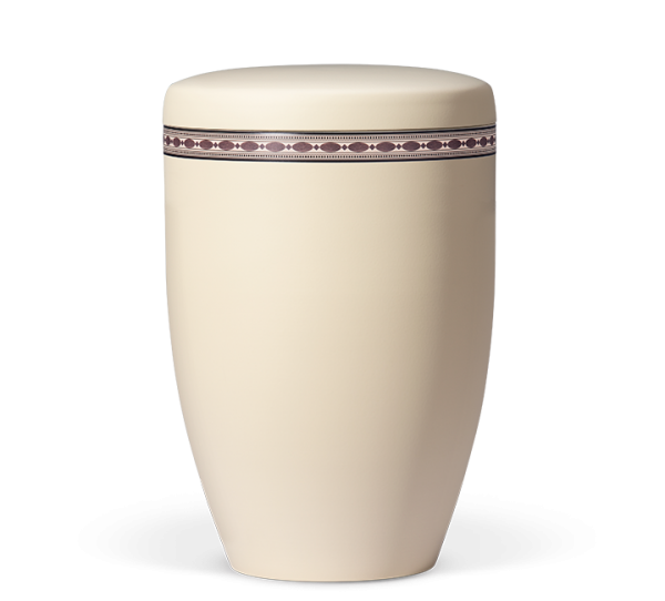 Elfenbein-beige, Dekor "Intarsien Immitation"