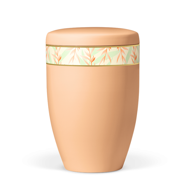 Ockerorange, Dekor "Floral Farblich"